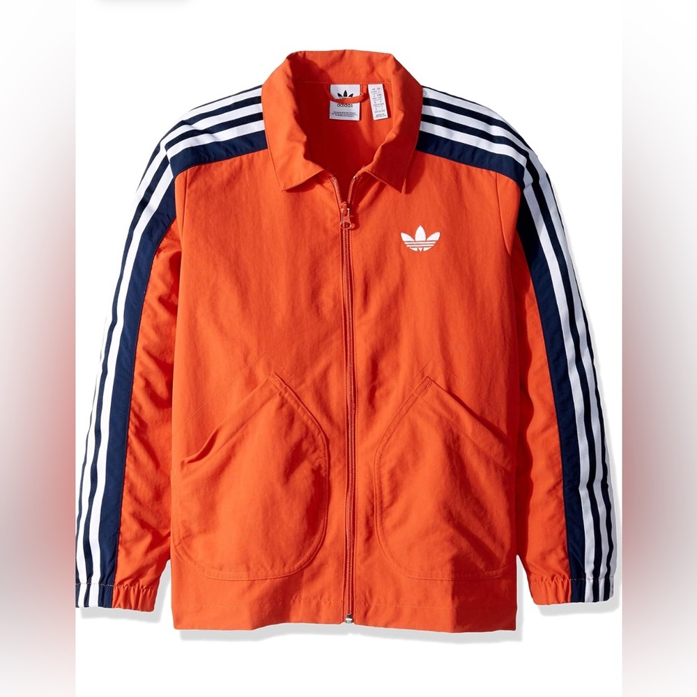 Big Boys Adidas Authentic Coach Jacket Size M